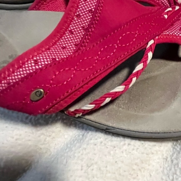 Merrell Rose Red Toe Slip in Sandals Sz 11 - Picture 4 of 10